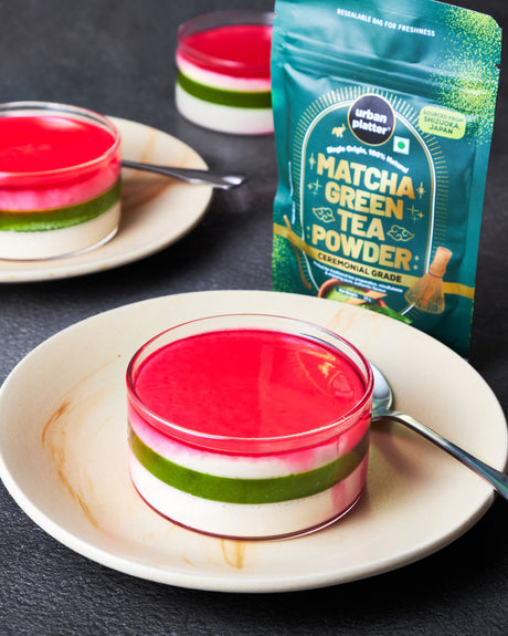 Coconut Matcha Jelly