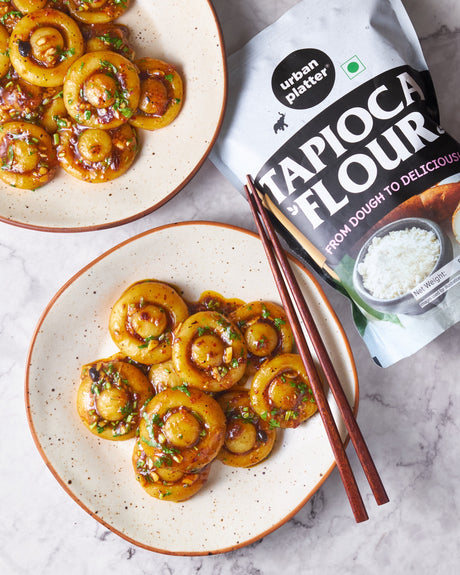 Chewy Spicy Potato Bites Recipe Using Tapioca Flour