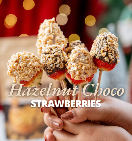 Chocolate and Hazelnut Covered Strawberries