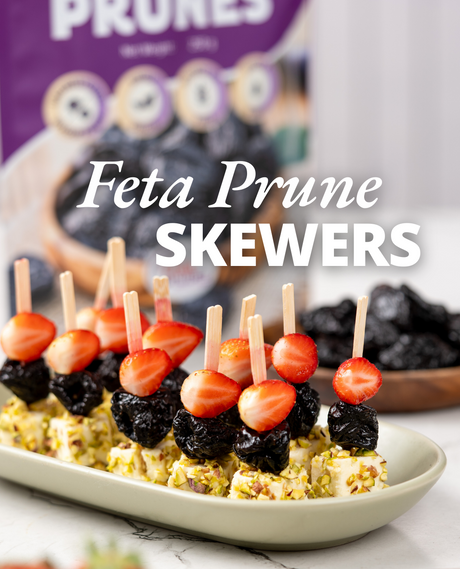 Prune and Cheese Party Skewers