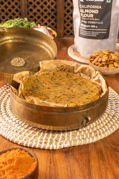 Almond Flour Methi Thepla