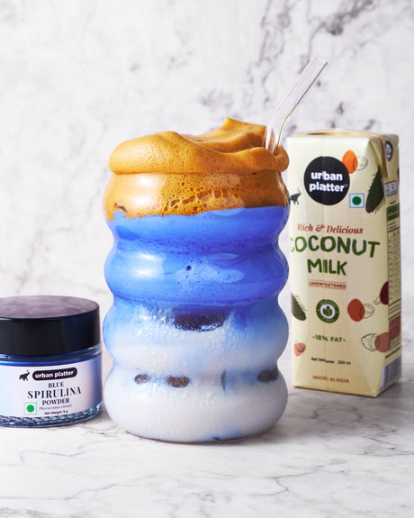 Blue Spirulina Latte