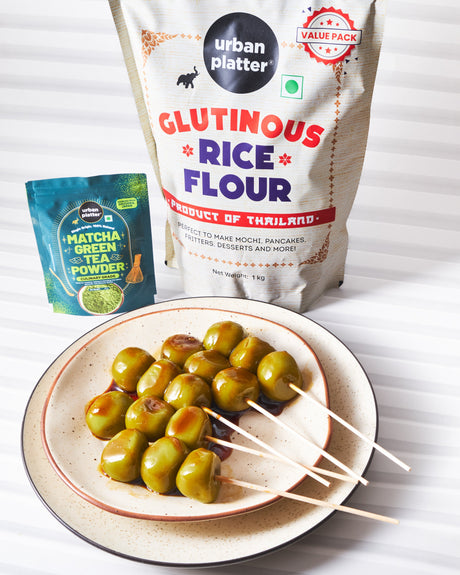 Matcha Mitarashi Dango