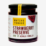 Native Tongue Strawberry Preserve with Kerala Vanilla, 200g