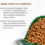 Urban Platter Jaggery Chana, 200g [Gur Chana, Deliciously Roasted Chana Coated in Jaggery]