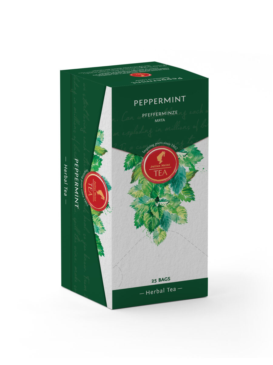 JULIUS MEINL Peppermint Tea, 35g (Pack of 25 Tea Bags | Herbal Tea | Imported Tea Bags)