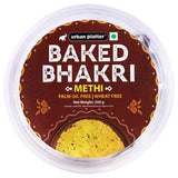 Urban Platter Baked Methi Bhakri, 200g (Wheat Free, Traditional Gujarati Snack)