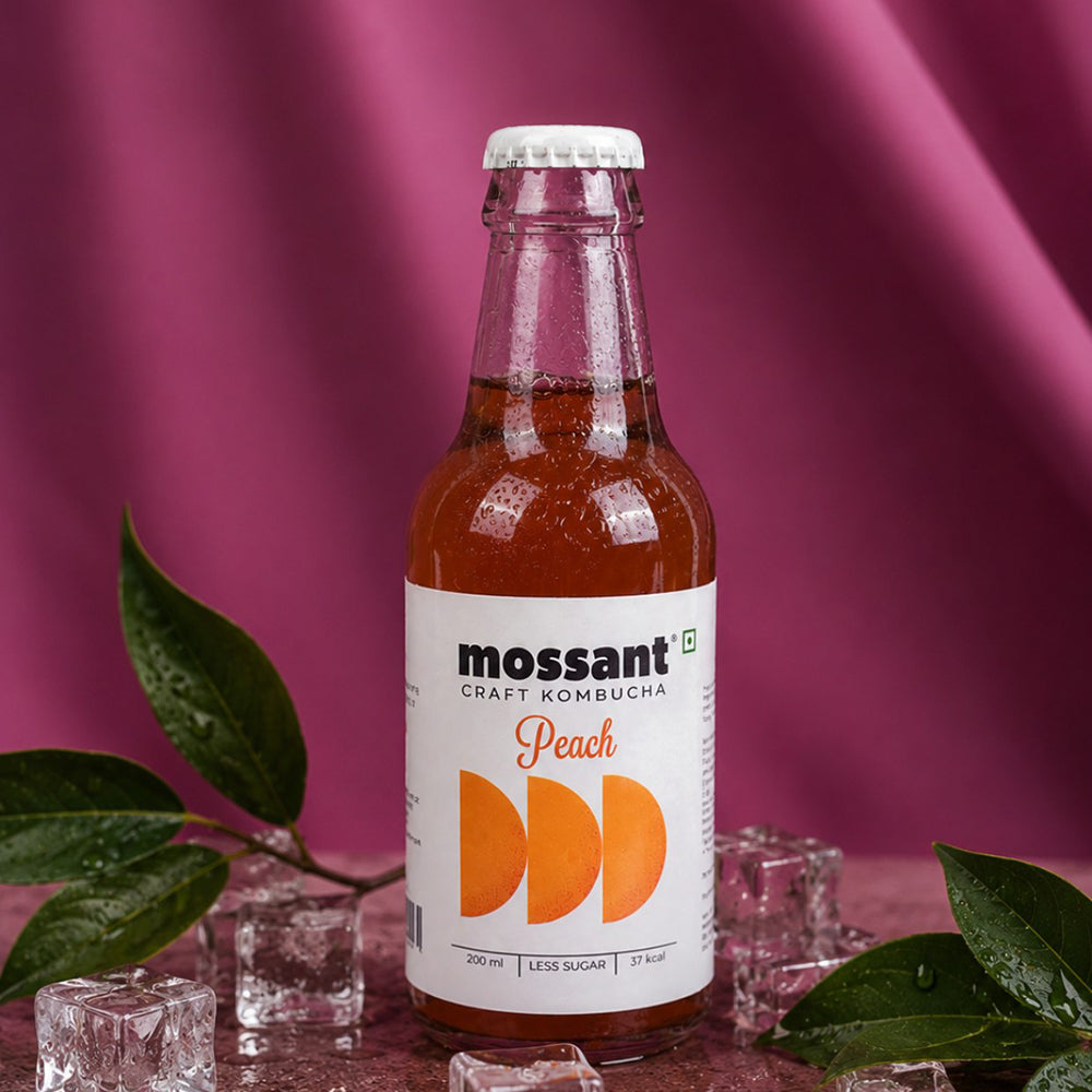 Peach Kombucha, 200ml