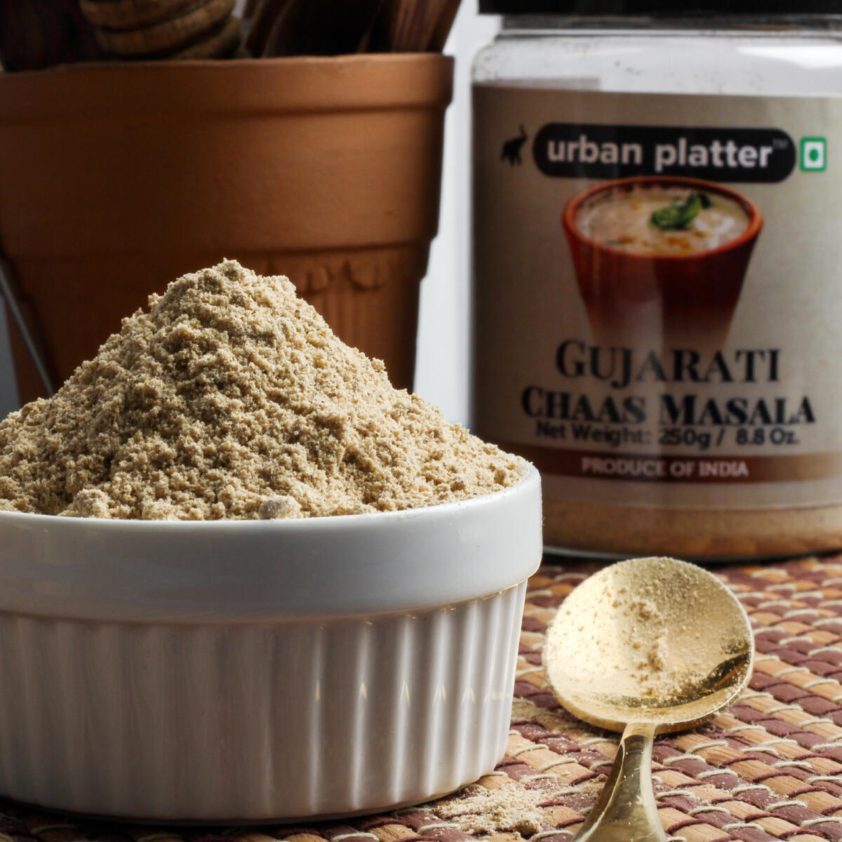 Urban Platter Gujarati Chaas (Buttermilk) Masala, 250g / 8.8oz [Macro-Nutrient, Digestive]