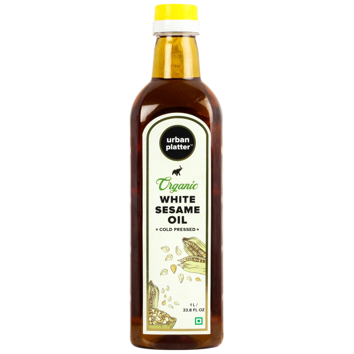 Urban Platter Cold Pressed White Sesame (Til) Oil, 1L