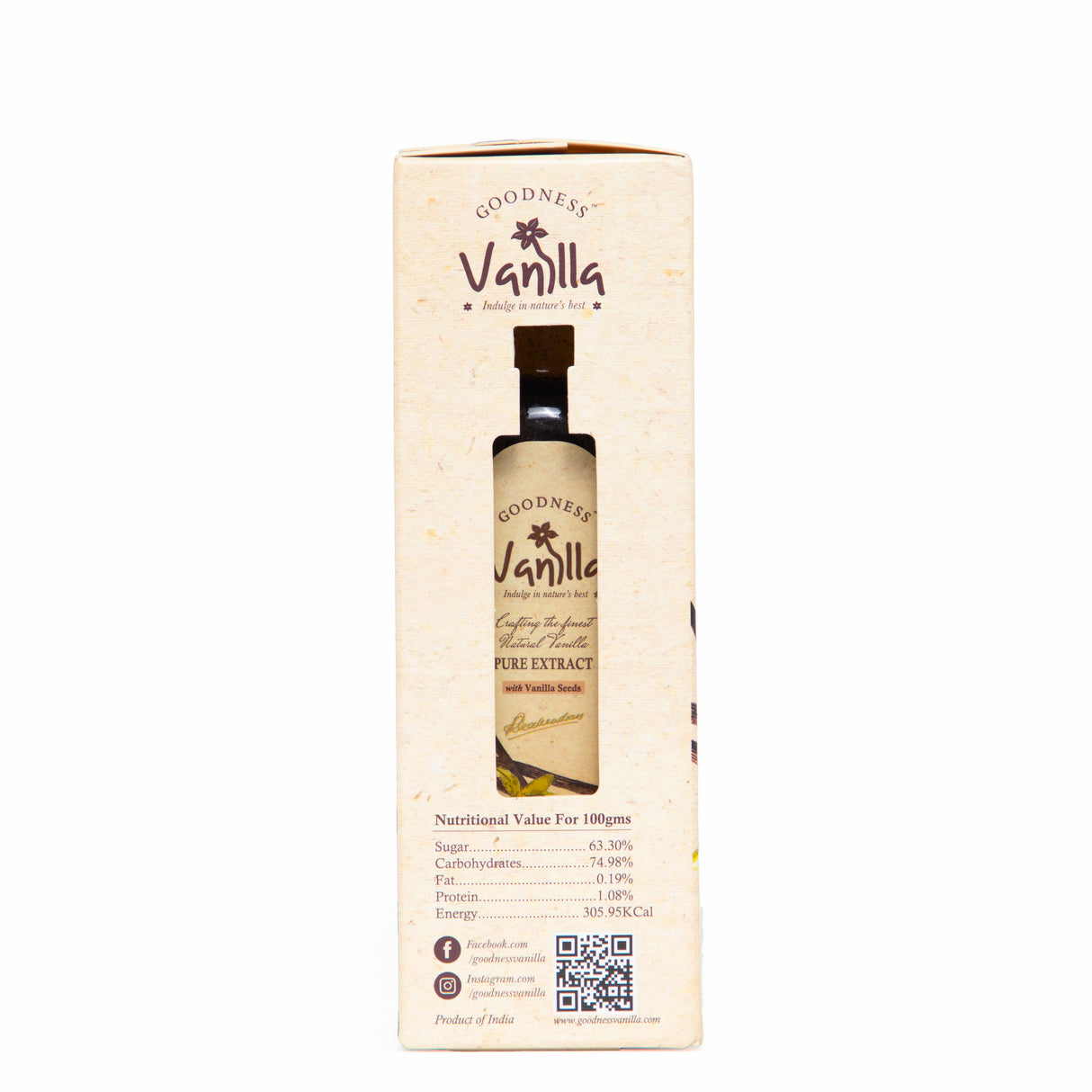 Goodness Vanilla Pure Extract with Vanilla Seeds, 100gm