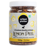 Urban Platter Dried Lemon Peel, 150g / 5.2oz [Premium Quality, Zesty & Aromatic]