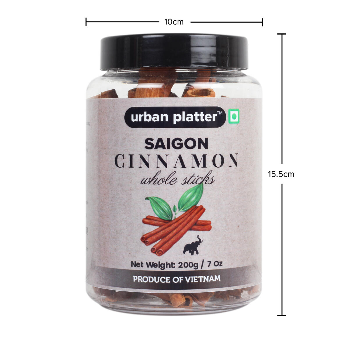 Urban Platter Saigon Cinnamon Sticks (4 Inches in Size), 200g Jar