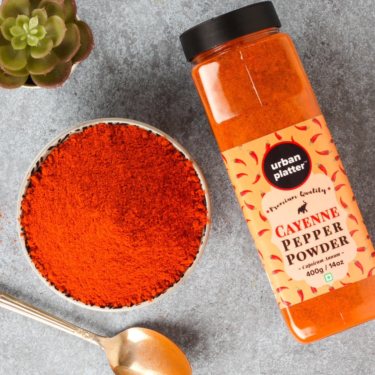 Urban Platter Cayenne Pepper Powder, [Spicy & Smoky Pepper Powder]