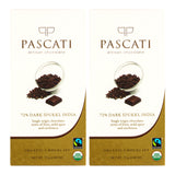 Pascati, 81% Single Origin Idukki Kerala Dark, USDA Organic Chocolate, 75g (Pack of 2)