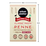 Urban Platter Traditional Italian Classic Penne Pasta, 500g [Made from Durum Wheat Semolina]