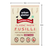 Urban Platter Traditional Italian Classic Fusilli Pasta, 500g [Made from Durum Wheat Semolina]