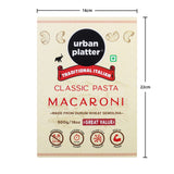 Urban Platter Traditional Italian Classic Macaroni Pasta, 500g [Made from Durum Wheat Semolina]