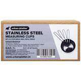 Urban Platter Stainless Steel Measuring Cups [Set of 4 Cups - 60ml, 80ml, 125ml, 250ml]