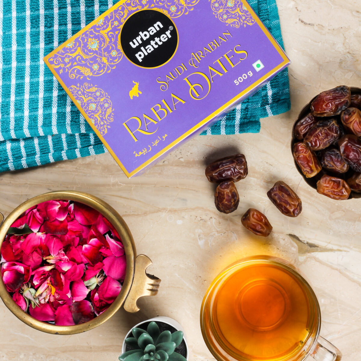 Urban Platter Saudi Arabian Rabia Dates, 500g