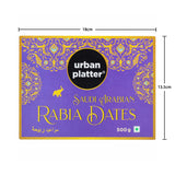 Urban Platter Saudi Arabian Rabia Dates, 500g