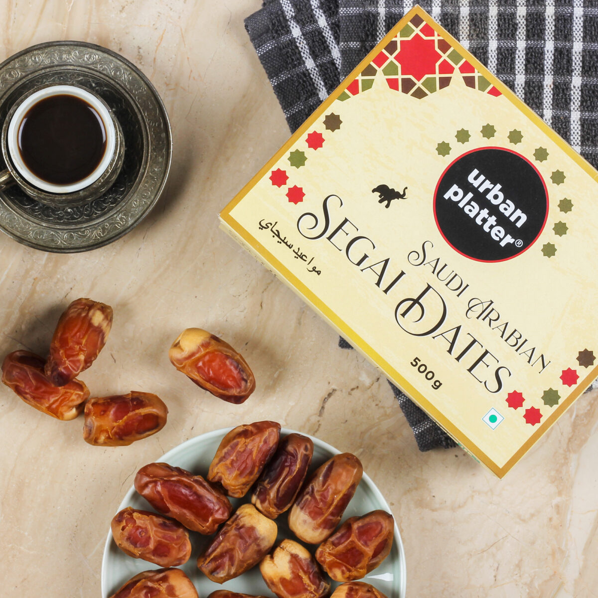 Urban Platter Saudi Arabian Segai Dates, 500g