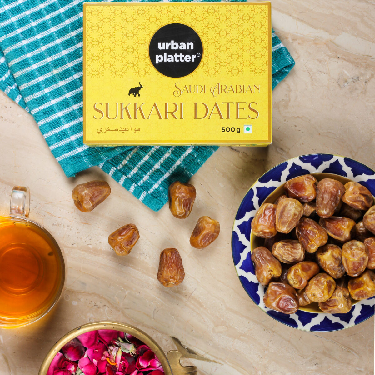 Urban Platter Saudi Arabian Sukkari Dates, 500g