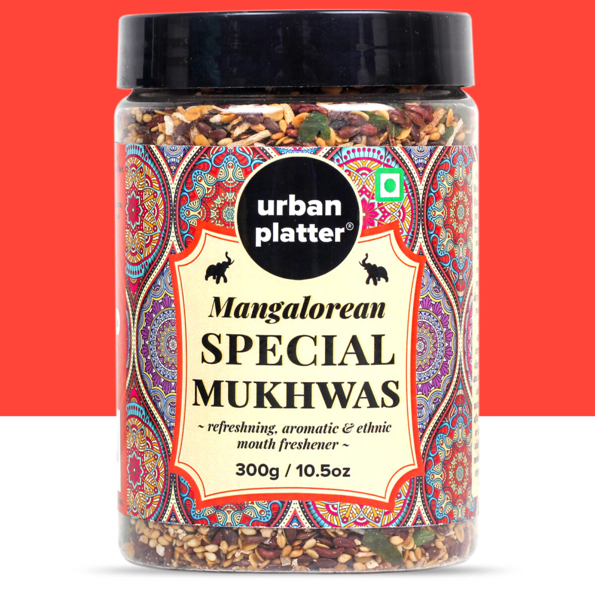 Urban Platter Mangalore Special Mukhwas, 300g / 10.5oz [Mouth Freshener, Digestive, After-Meal Snack]