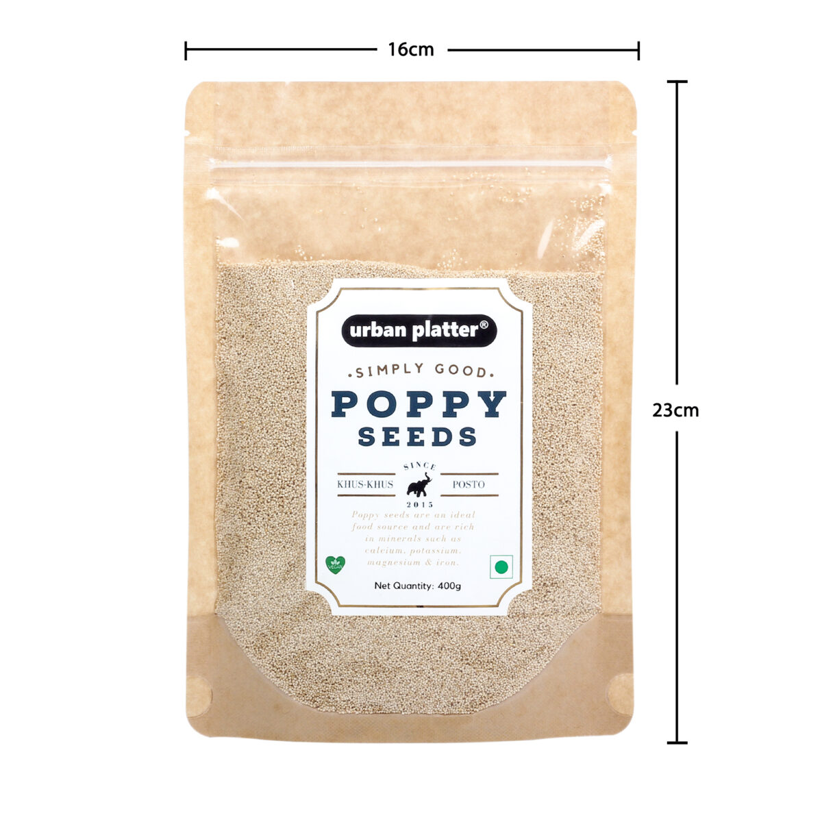 Urban Platter Poppy Seeds (Khus Khus), 400g