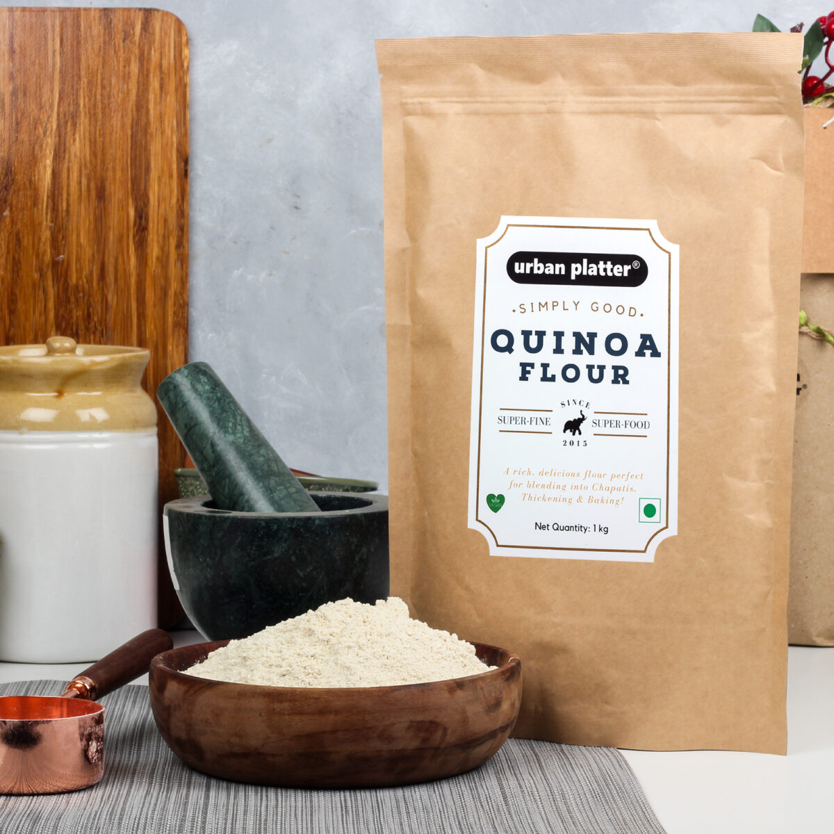 Urban Platter White Quinoa Flour, 1Kg