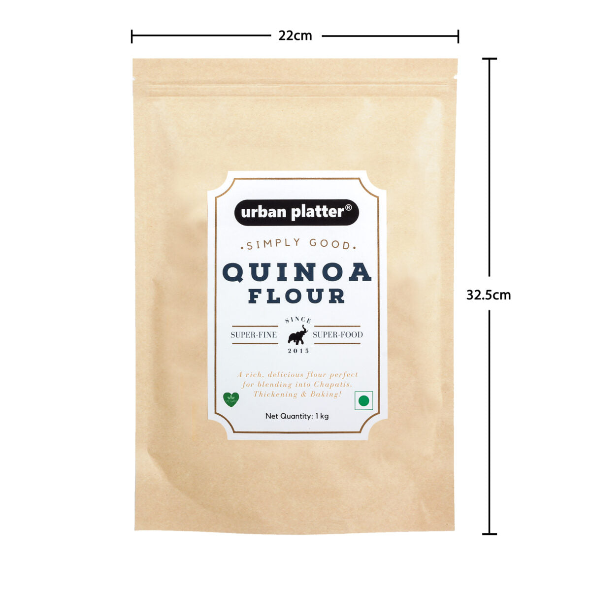 Urban Platter White Quinoa Flour, 1Kg