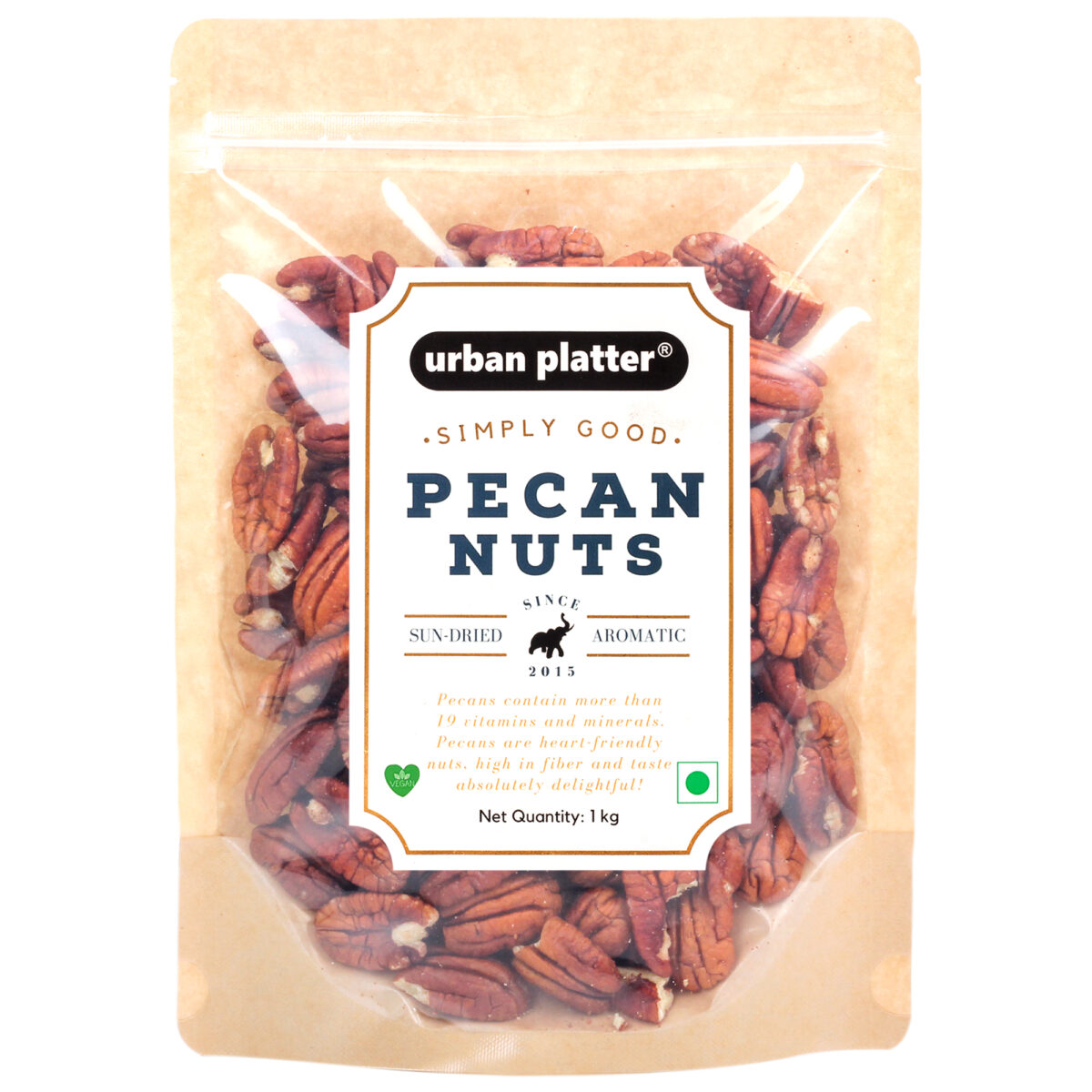 Urban Platter Jumbo Pecan Nuts, 1Kg