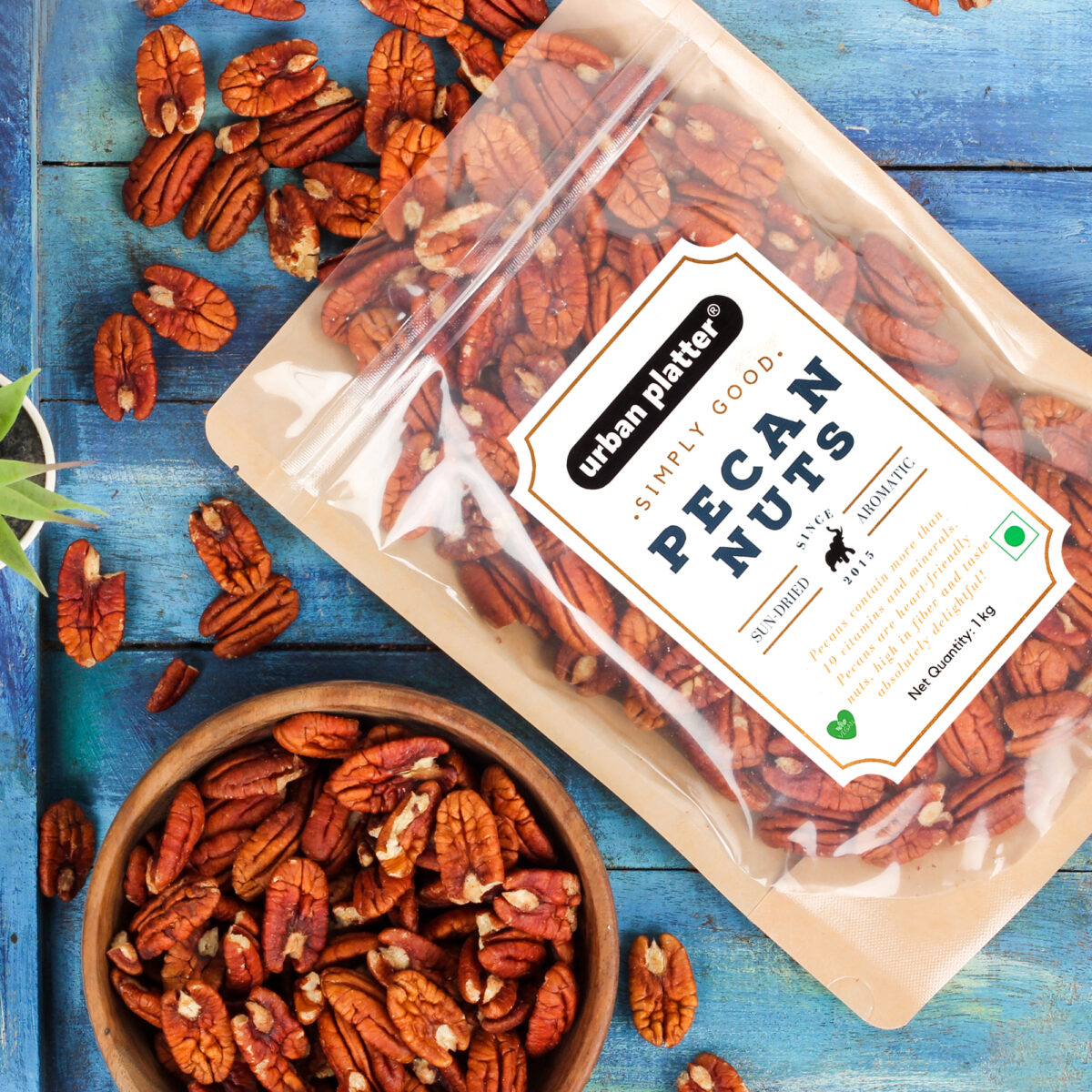 Urban Platter Jumbo Pecan Nuts, 1Kg