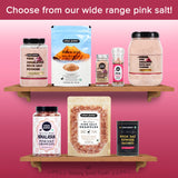 Urban Platter Pink Himalayan Rock Salt Granules, 500g (Unrefined | Additive Free | 100% Pink Rock Salt Granules | Sendha Salt | Resealable Pouch)