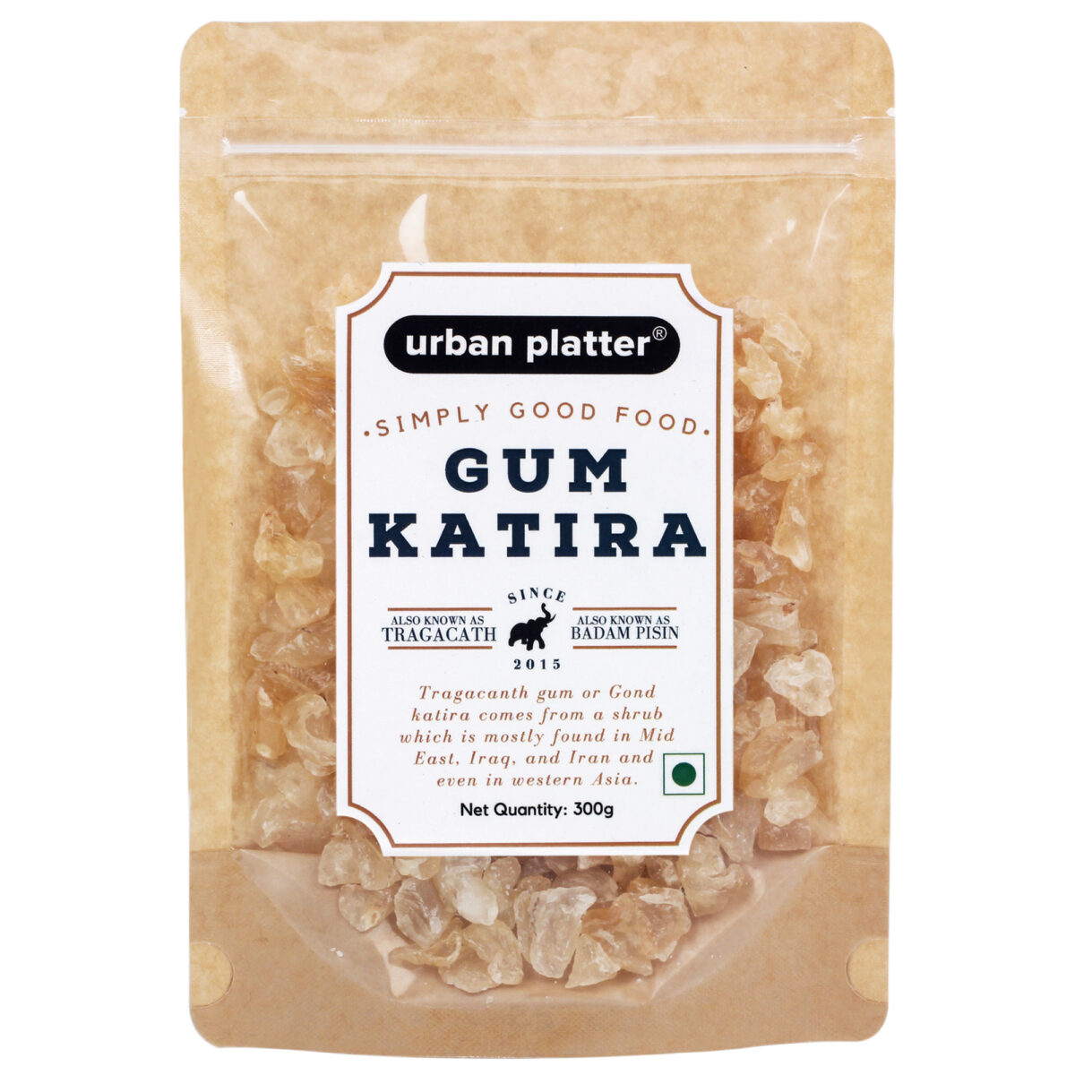 Urban Platter Tragacath Gum (Gond Katira / Dink / Badam Pisin), 300g