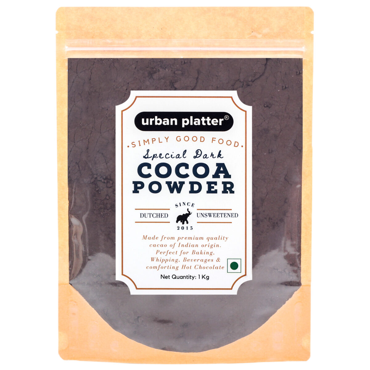 Urban Platter Special Dark Cocoa Powder, 1Kg