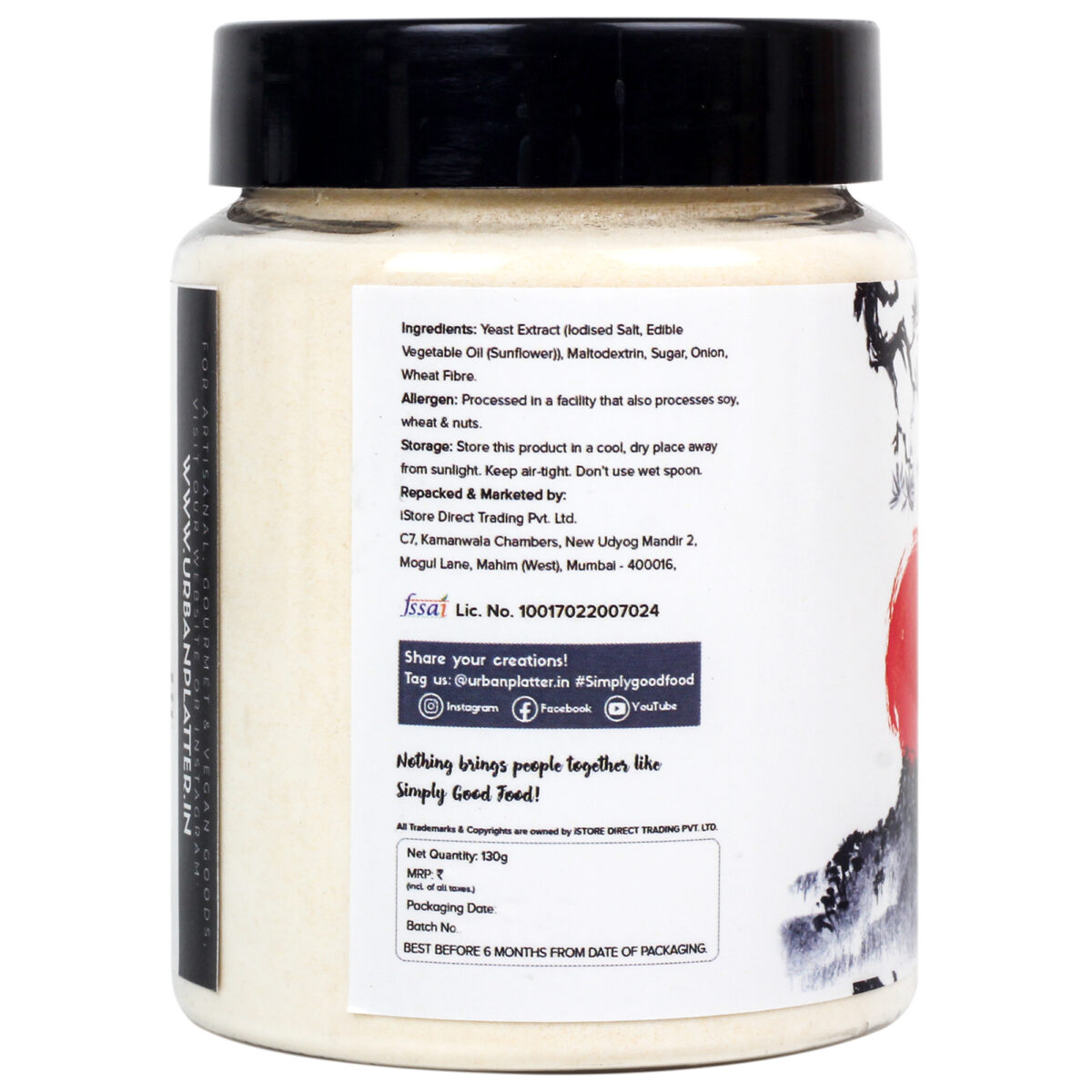 Urban Platter Umami Seasoning, 130g [Flavour Enhancer, MSG Free, Lactose Free]