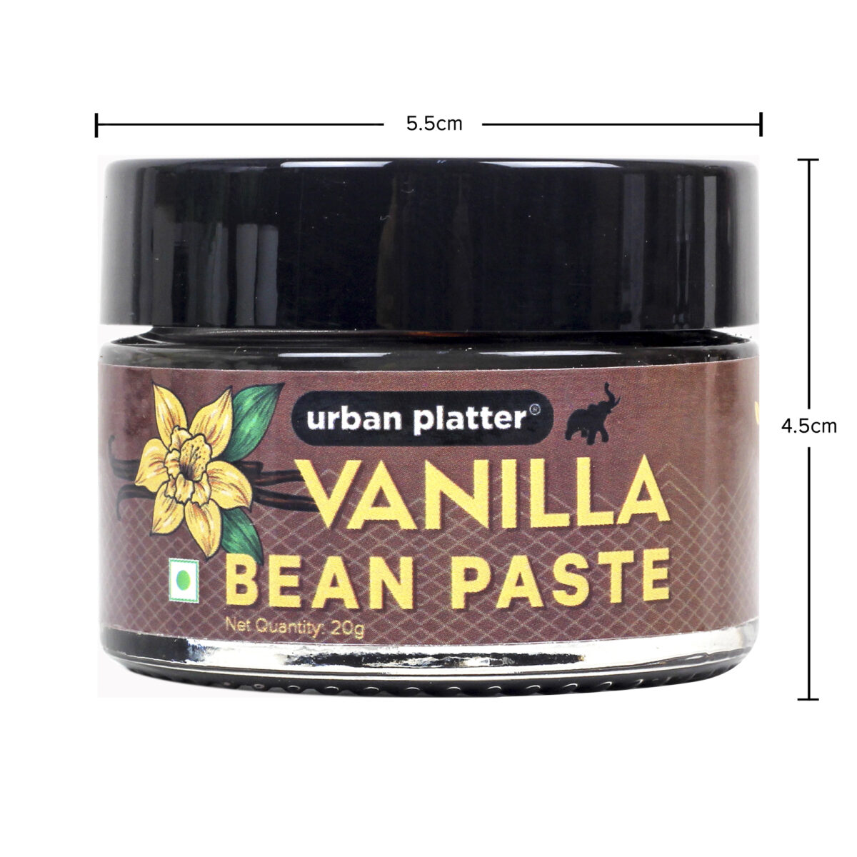 Urban Platter Pure Vanilla Bean Paste (with Vanilla Seeds), 20g