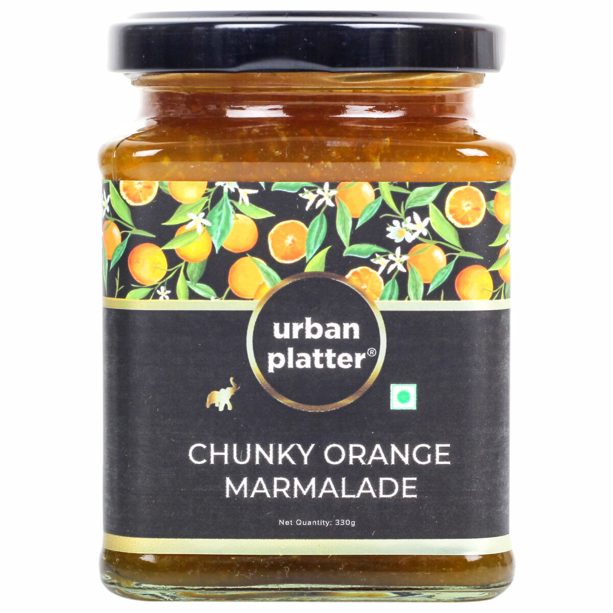 Urban Platter Chunky Orange Marmalade, 330g (Jam, Gourmet Spread, Preserve)