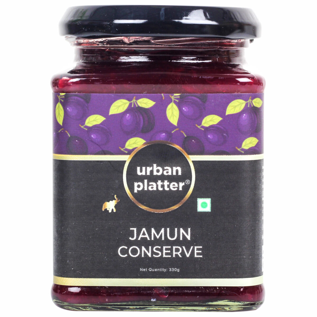 Urban Platter Jamun Conserve, 330g (Gourmet Spread, Jam, Preserve)