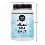 Urban Platter Arabian Sea Salt Crystals, [Unrefined | Non-iodised | Impurity Free | Optically sorted | Natural Sea Salt | Use for pickling, scrubs, Herbal infusions]