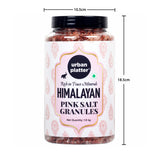 Urban Platter Pink Himalayan Rock Salt Granules, 1.5kgs (Unrefined | Additive Free | 100% Pink Rock Salt Granules | Sendha Salt | PET Jar)