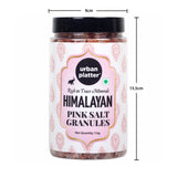 Urban Platter Pink Himalayan Rock Salt Granules, 1kg