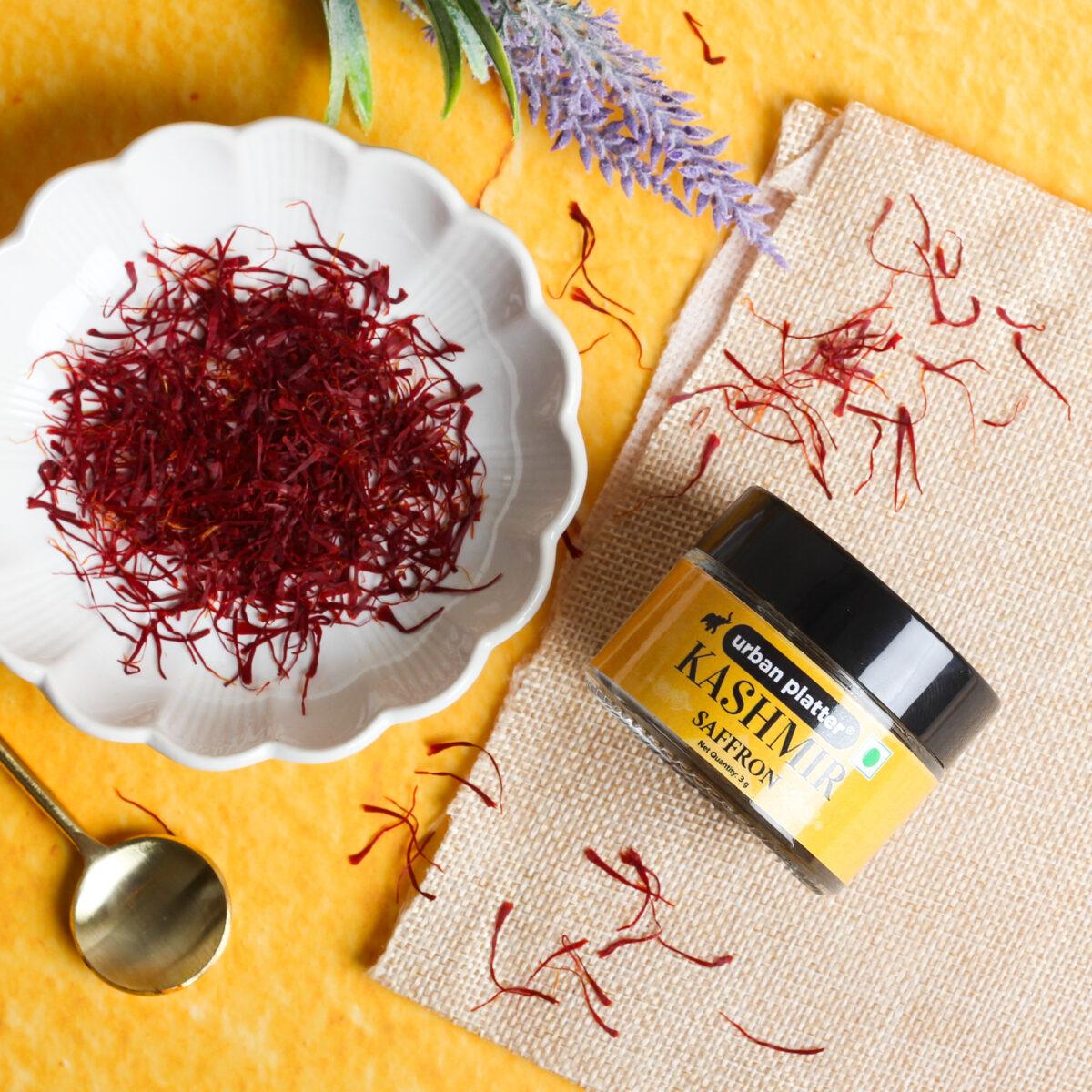 Urban Platter Kashmiri Saffron, 3g (Grade A, Premium Quality)