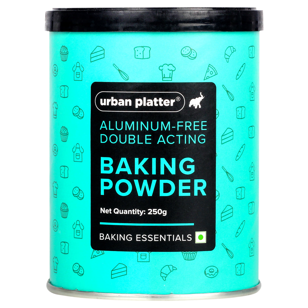 Urban Platter Aluminium-Free Baking Powder, 250g (Double-Acting Leavening Agent | Perfect for Fluffy Cakes, Breads, Baking)