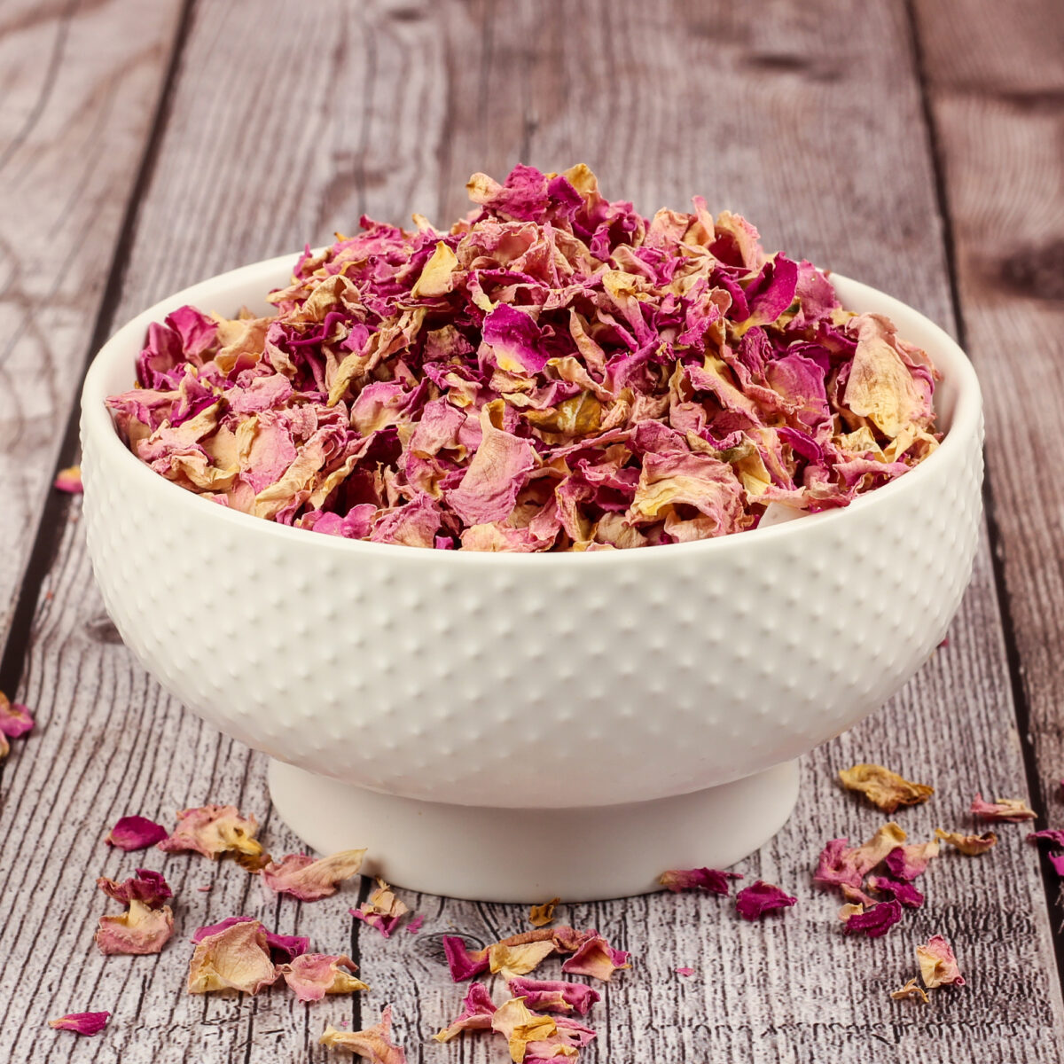 Urban Platter Dried Pink Rose Petals, 50g [Edible Flower Petals]