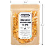 Urban Platter Crunchy Soyabean Chips, 150g [Soya Chips, High Protein, Delicious Snack]