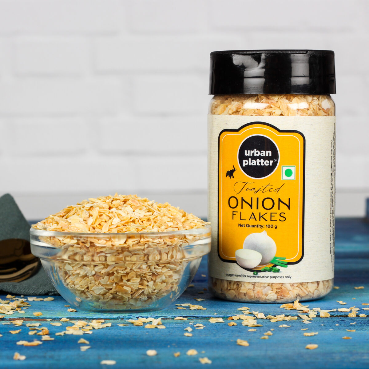 Urban Platter Toasted Onion Flakes, 80g