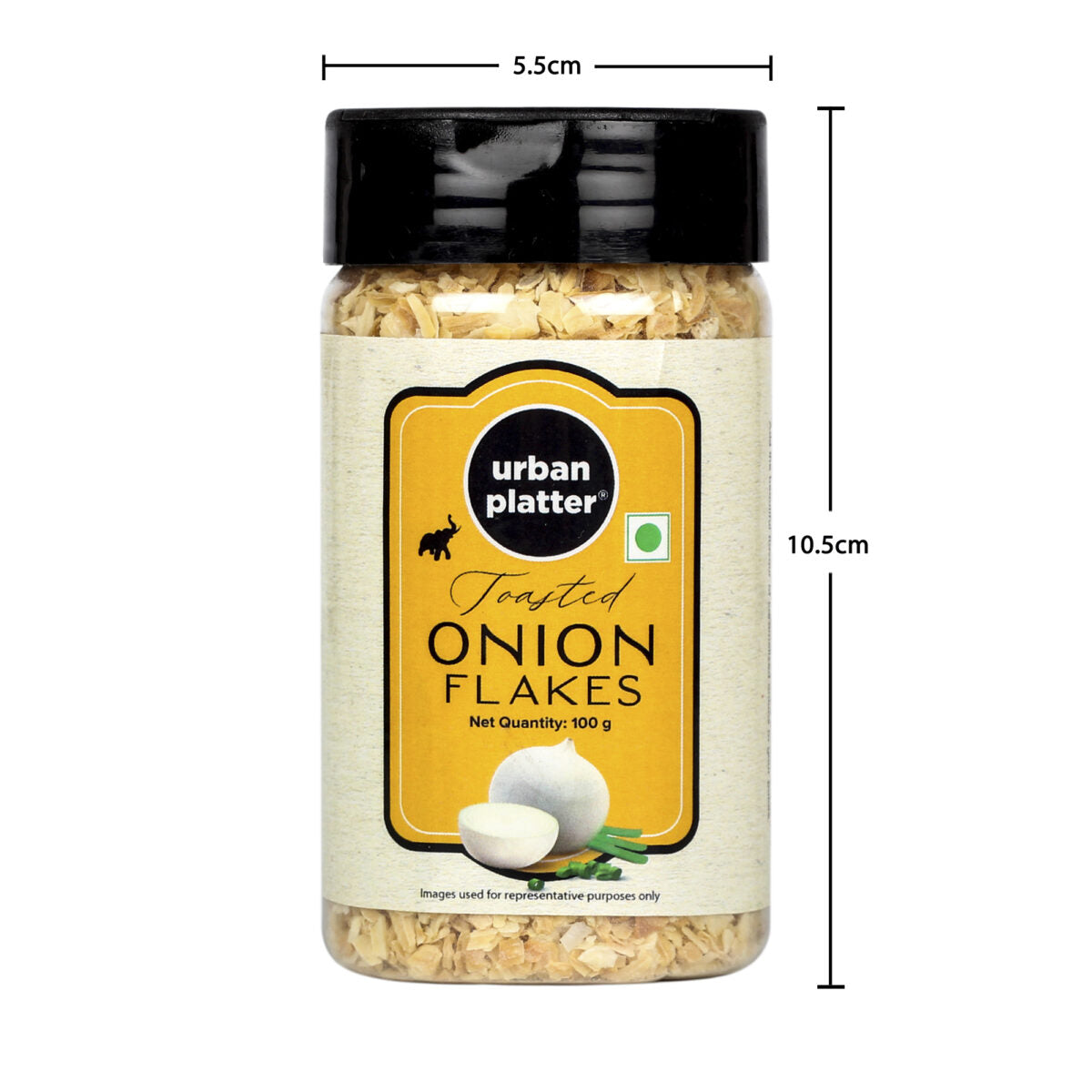 Urban Platter Toasted Onion Flakes, 80g