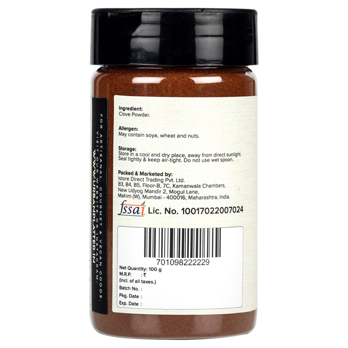 Urban Platter Pure Clove Powder, 100g [Laung | Lavang | Laving | Super-aromatic | Grade-A spice]
